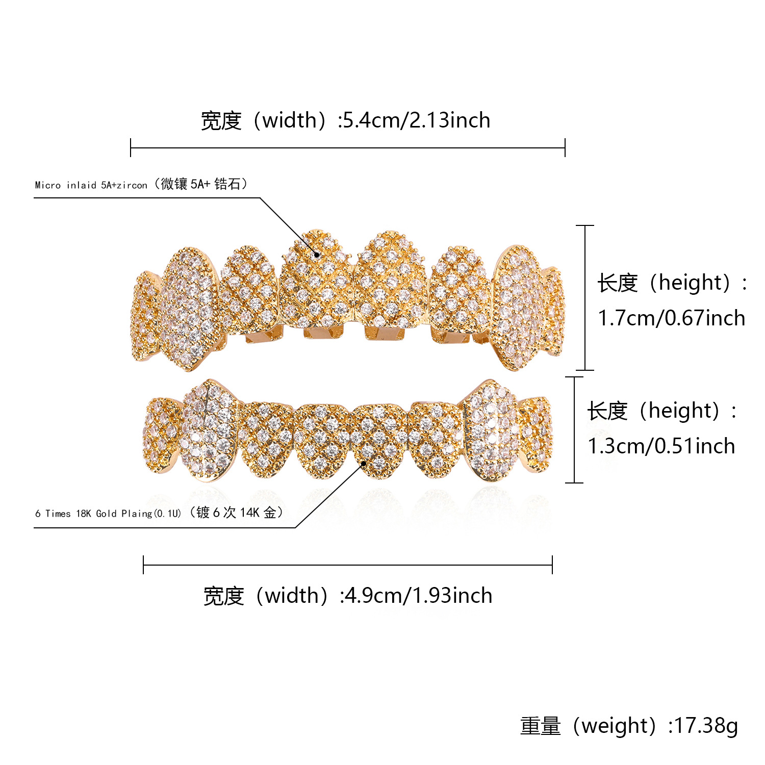 YOUNGX الهيب هوب مثلج خارج تشي - مراجعة Body Jewelry Men وسعره